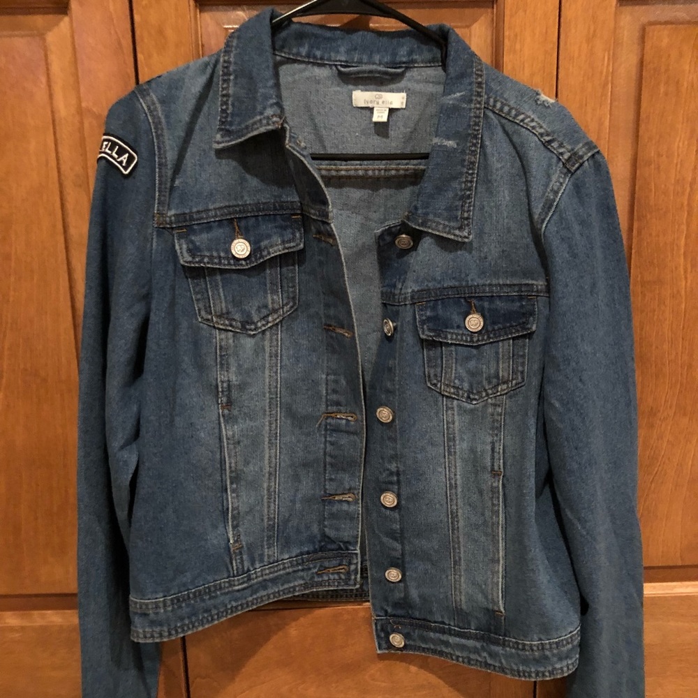 Ivory Ella Jean jacket